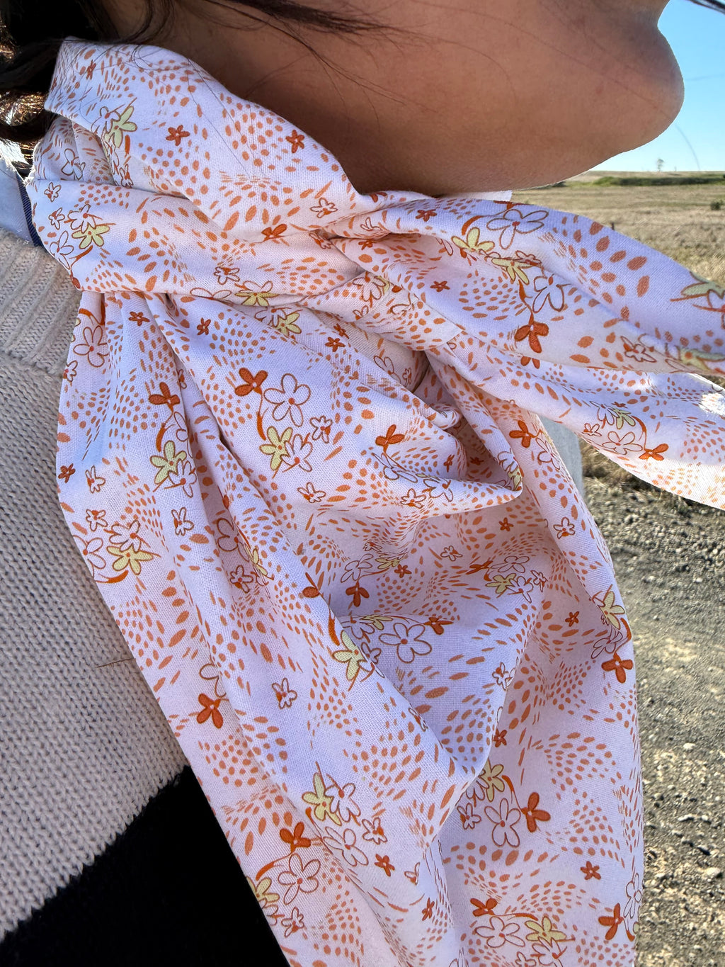 WILD FLOWER NECK SCARVES