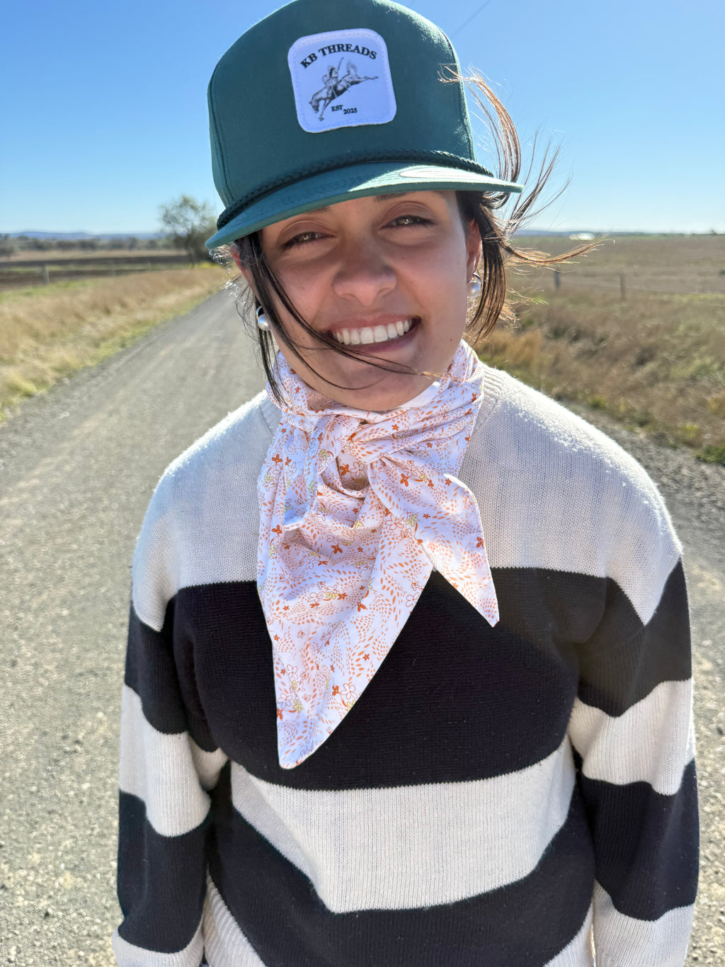 WILD FLOWER NECK SCARVES