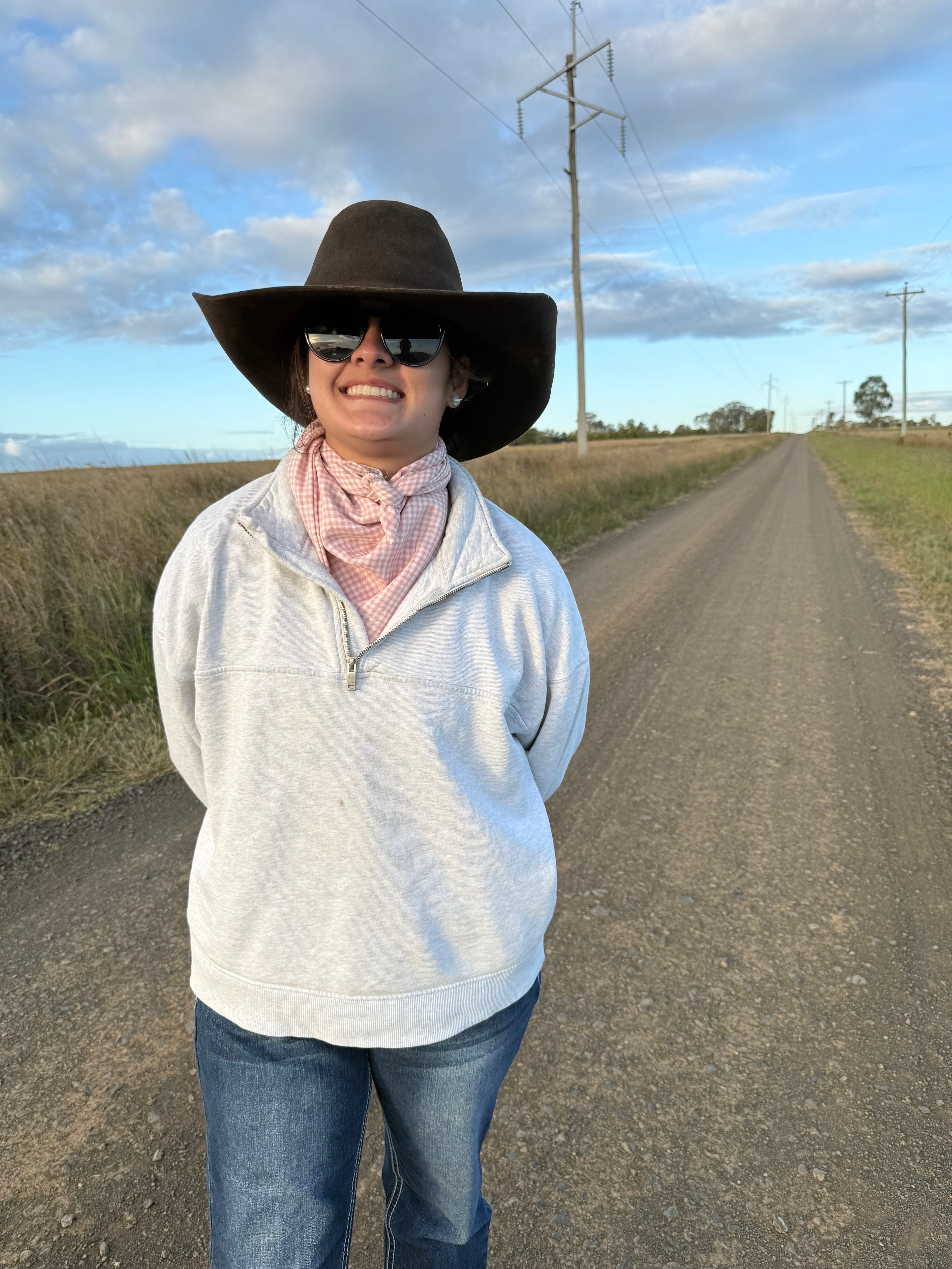 GINGHAM PINK NECK SCARVES