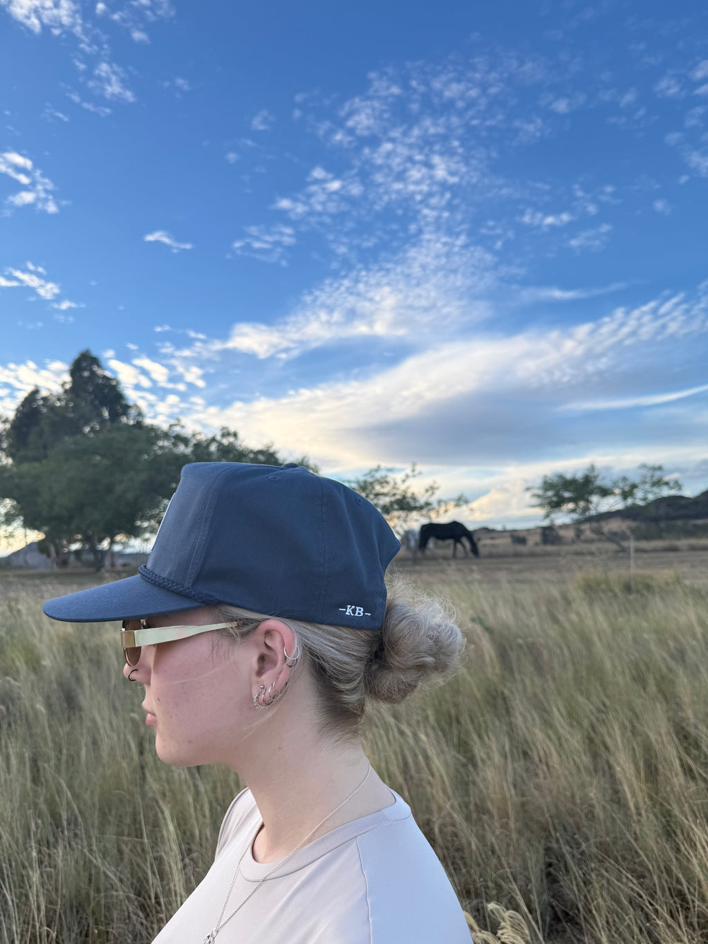 NAVY BLUE ROPER CAP