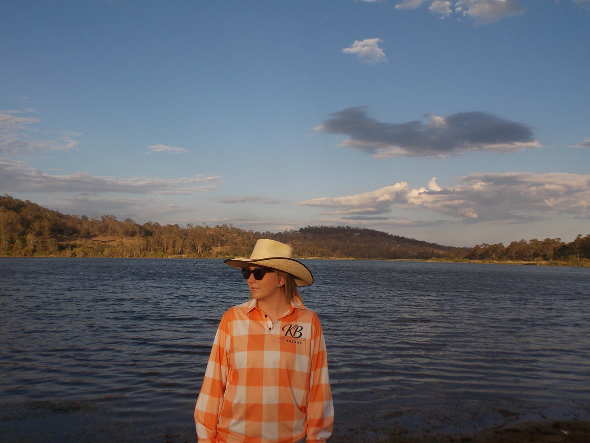 SALMON PINK FISHING SHIRT
